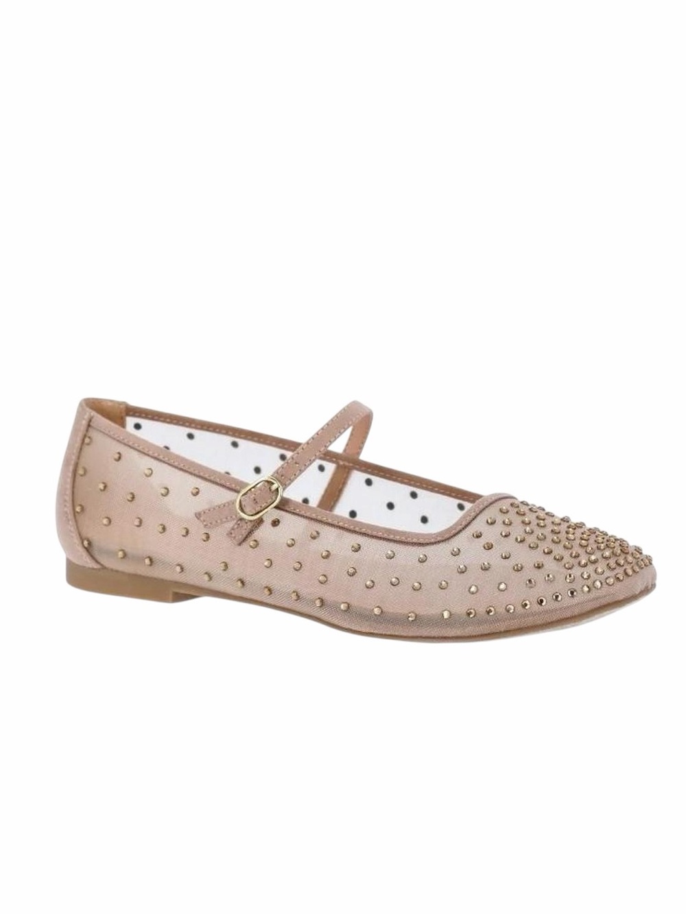 Time and Tru•Rhinestone Mary Jane Flats